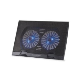 ÷ Base de refrigeracion para portatiles conceptronic 2 ventiladores 125mm hasta 17