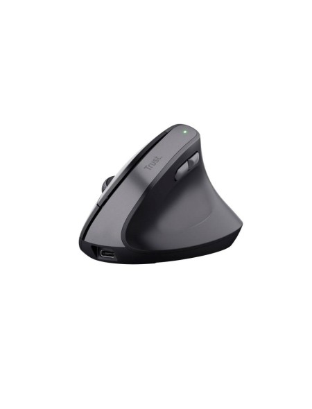 Raton óptico inalambrico Trust TM-270 / Ergonomico / 2400 dpi / Type-C / 6 Botones / Negro / 25371