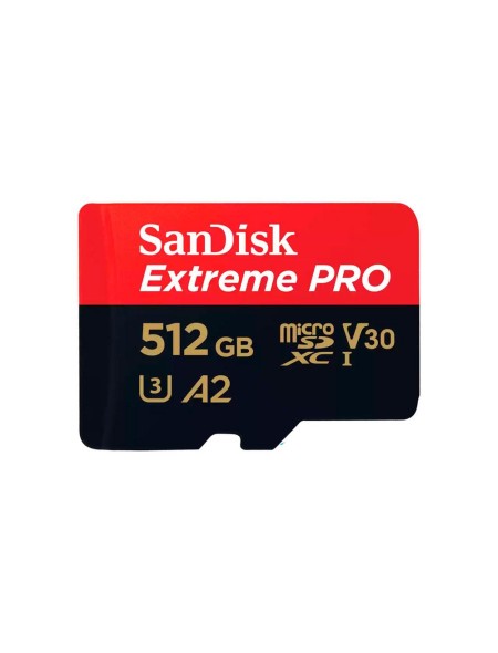Micro SD XC Sandisk Extreme Pro uhs-i V30 / 512Gb / 200mb/s clase 10 / SDSQXCD-512G-GN6MA