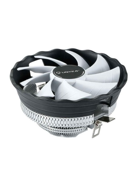 ÷ Ventilador con disipador para cpu unyka jotun df 120 white de perfil bajo 120mm 9 aspas multi socket