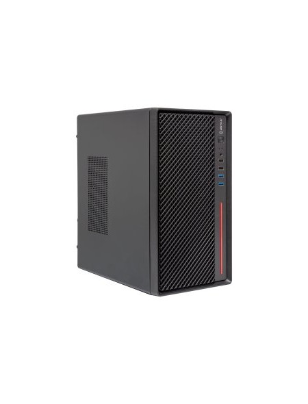 ÷ Caja numen 300 pro micro atx sobremesa y/o vertical black - sin fuente - 2*usb 3.0 + 2*usb 2.0