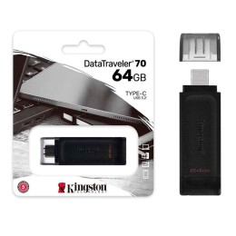 ÷ Memoria usb-c 64gb kingston dt70/64gb usb-c 3.2