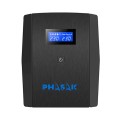 ÷ Phasak sai 2260va sirius interactivo con avr, toma protegida y pantalla lcd