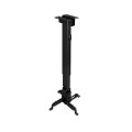 ÷ Soporte de proyector techo tooq pj2012t-b regulaci?n 130-650mm inclinable max. 20kg negro