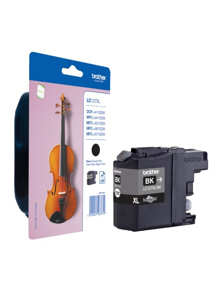 ÷ Tinta original brother lc127xlbk negro 27.4ml