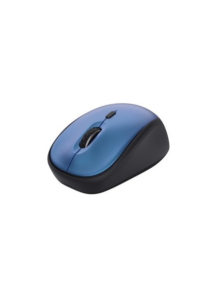÷ Mouse trust wireless yvi+ eco azul 1600dpi ajustable 4 botones