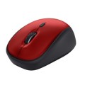 ÷ Mouse trust wireless yvi+ eco rojo 1600dpi ajustable 4 botones
