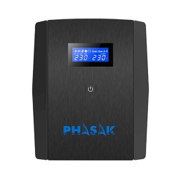 ÷ Phasak sai 1260va sirius interactivo con avr, toma protegida y pantalla lcd