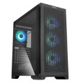 ÷ Caja e-atx torre danube mura argb 3x2.5? usb-c gpu max 415mm color negro