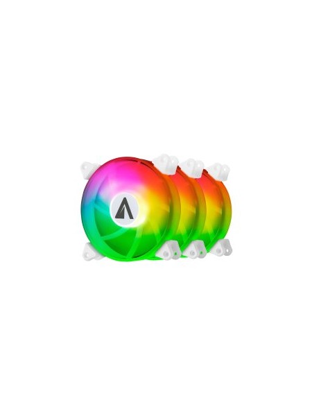 ÷ Kit 3xventilador interno abysm arclight argb white 120mm mando a distancia y controlador