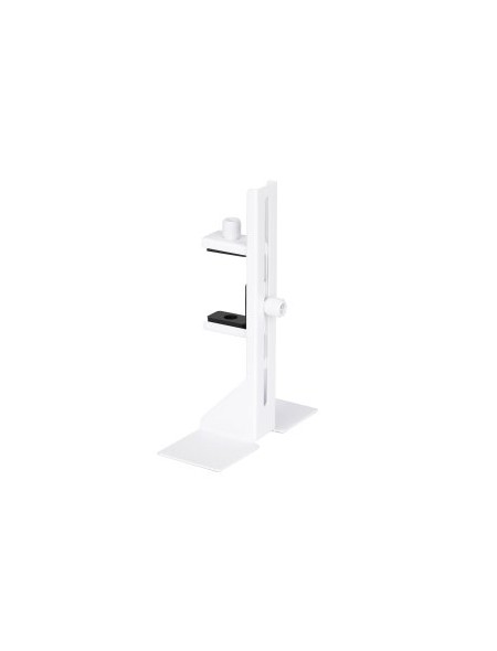 ÷ Soporte para vga universal abysm ab451001 blanco metalico regulable base con adhesivo