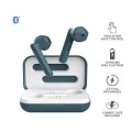 Auriculares Intrauditivos Trust Primo Touch Azul / Bluetooth / Tactil / Base recargable / 23780