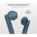 Auriculares Intrauditivos Trust Primo Touch Azul / Bluetooth / Tactil / Base recargable / 23780