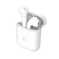 Auriculares Bluetooth 5.0 Roulis NC3161 / Blanco / Tws / Boton tactil / con base de carga / One+