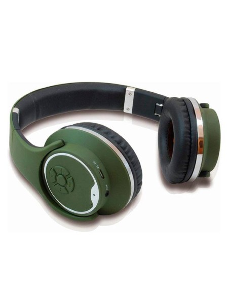 Auriculares Conceptronic Bluetooth / Mp3 Microsd / Funcion altavoz / Fm / Manos libres / Verde oscuro / CHSPBTSPKG