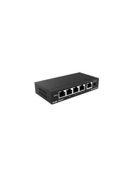 ÷ Switch gestionable l2 ruijie rg-es205gc 5xrj45 gb gestion en la nube