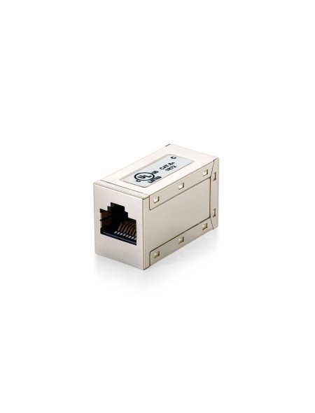 ÷ Adaptador rj45 cat.6a apantallado hembra hembra premium
