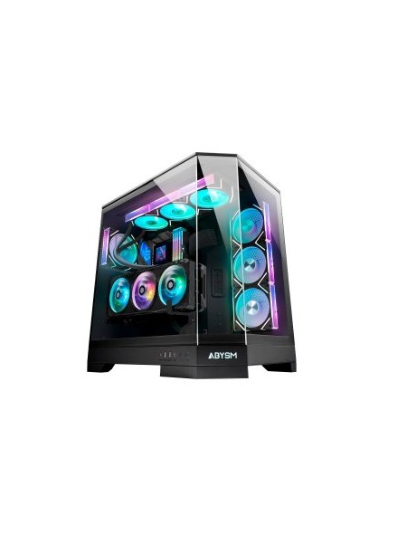 ÷ Caja e-atx torre danube sava h600 10x2.5? usb-c gpu max 470mm color negro