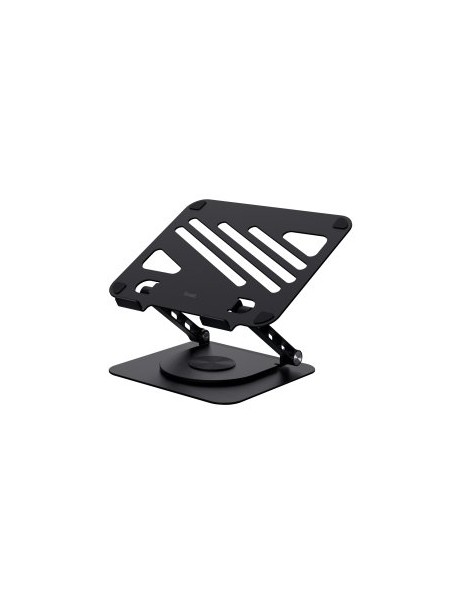 ÷ Soporte de portatil trust zeff metalico color negro plegable giratorio hasta 16