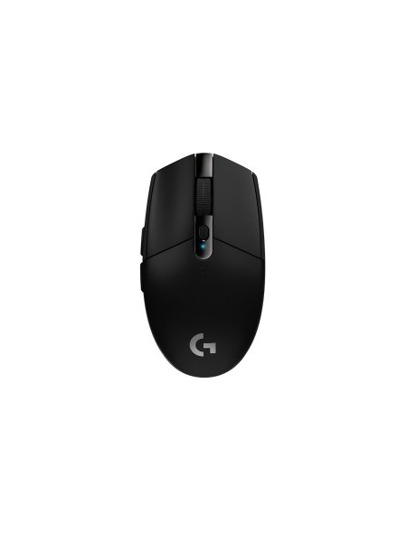 ÷ Mouse logitech wireless g305 lightspeed 12000dpi 6 botones color negro