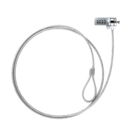 ÷ Cable de seguridad portatiles/monitores/televisiones tooq tqclk0015 con combinaci?n 1.5 m sistema ke