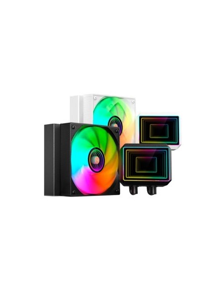 ÷ Sistema de refrigeracion liquida mars gaming ml-two120 1x120mm arg 300w tdp color negro