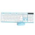 Combo Teclado + Raton Inalambrico NG6029 Celeste One+
