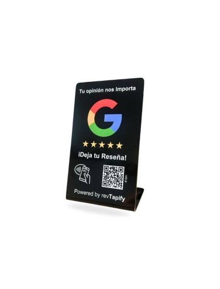 ÷ Stand nfc para rese?as de google de revtapify tecnologia nfc y codigo qr 