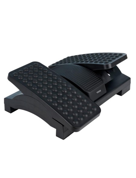 Reposapies Tooq / Ajustable en altura e inclinación / Negro / TQFR0605-B