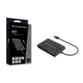 ÷ Card reader externo concentronic bian010b usb-c y usb-a sd, sdhc, sdxc, micro sd, mmc,ms, cf, xd
