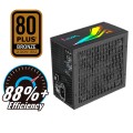 ÷ Fuente de alimentacion modular aerocool lux rgb 550w certificado 80 plus bronze pfc activo ven. 1