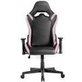 ÷ Silla gamer mars gaming mgcprobpk negra con detalle rosas brazos regulables en altura reclinable 135