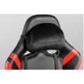 ÷ Silla gamer mars gaming mgcprobpk negra con detalle rosas brazos regulables en altura reclinable 135