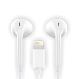 Auriculares Intrauditivos Lightning earTECH HIP / Micrófono / 1.2m / Blancos / TEC1201 / Tech One Tech