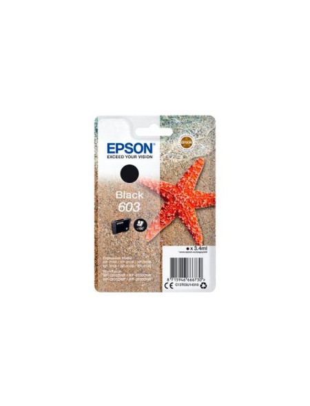 Tinta Original Epson 603 Negro  Xp-2100 / Xp-3100 / Wf-2830dwf