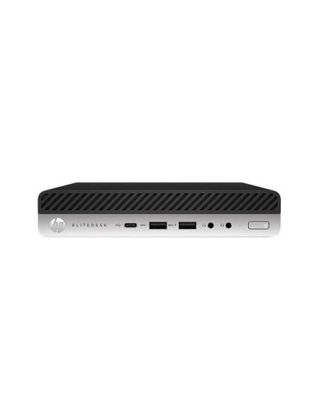 Ordenador Reacondicionado MINI HP EliteDesk 800 G3 / i5-6th / 8Gb / 256Gb M2 / Win 10 Pro / Sin cable trébol / Grado A- / Wifi+Antena
