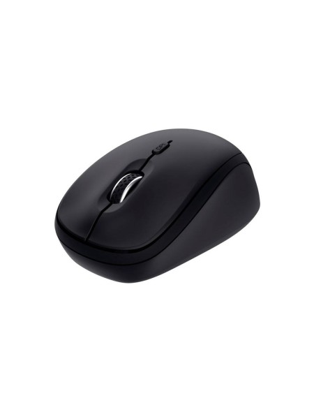 Raton inalámbrico Trust Yvi+ Negro / Ambidiestro / 1600 dpi / Tamaño compacto / 25440