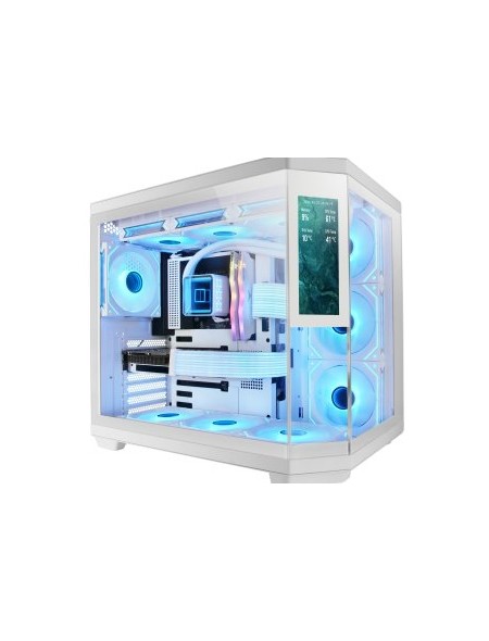 ÷ Caja atx semitorre gaming mars gaming mc3tcorelcdw 3 cristal templado pantalla lcd 2x3.5 3x2.5 gpu 4