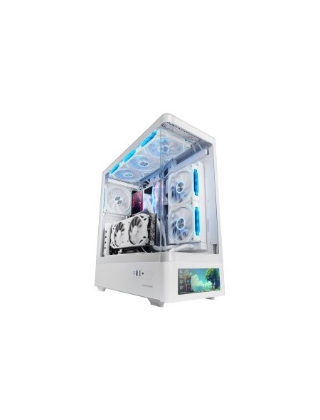 ÷ Caja atx semitorre mars gaming mlcdprow cristal templado curvo pantalla lcd 7,2