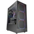 ÷ Caja atx semitorre mars gaming mcnebula lateral cristal templado frontal mesh gpu 302mm negro