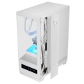 ÷ Caja atx semitorre mars gaming mcpulsarw doble cristal templado lcd frontal gpu 332mm blanco