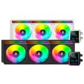 ÷ Sistema de refrigeracion liquida mars gaming mllcdpro360 3x120mm argb 600w tdp pantalla lcd negro