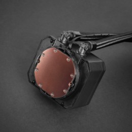 ÷ Sistema de refrigeracion liquida mars gaming mlproii120 1x120mm 300w tdp pantalla lcd negro