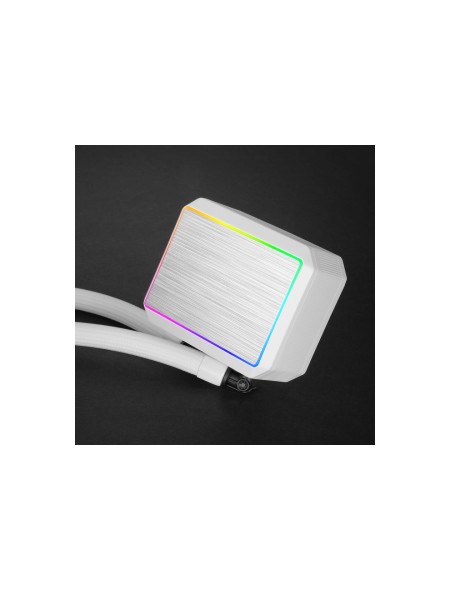 ÷ Sistema de refrigeracion liquida mars gaming mlproii120w 1x120mm 300w tdp pantalla lcd blanco