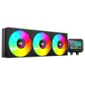÷ Sistema de refrigeracion liquida mars gaming mlvisionii360 negro 3x120mm argb tpd 600w pantalla lcd 