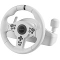 ÷ Volante mars gaming mwhrsxonew drivesense 270? pedales y palanca multiplataforma blanco