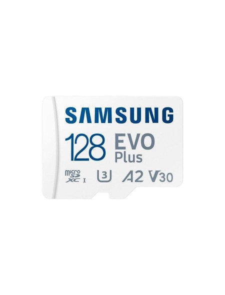 Micro Sd Xc Samsung Evo Plus UHS-I U3 V30 / 128Gb / Clase 10 / Incluye Adaptador Sd