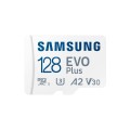 Micro Sd Xc Samsung Evo Plus UHS-I U3 V30 / 128Gb / Clase 10 / Incluye Adaptador Sd