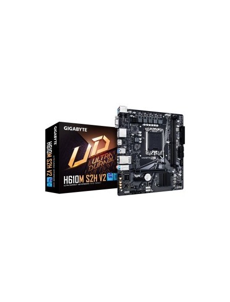 ÷ Pb gigabyte h610m s2h v2 m-atx skt lga1700 2xddr5 5600mhz dp hdmi vga lan m.2