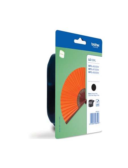 ÷ Tinta original brother lc129xlbkbp negro 44.2ml + alarma